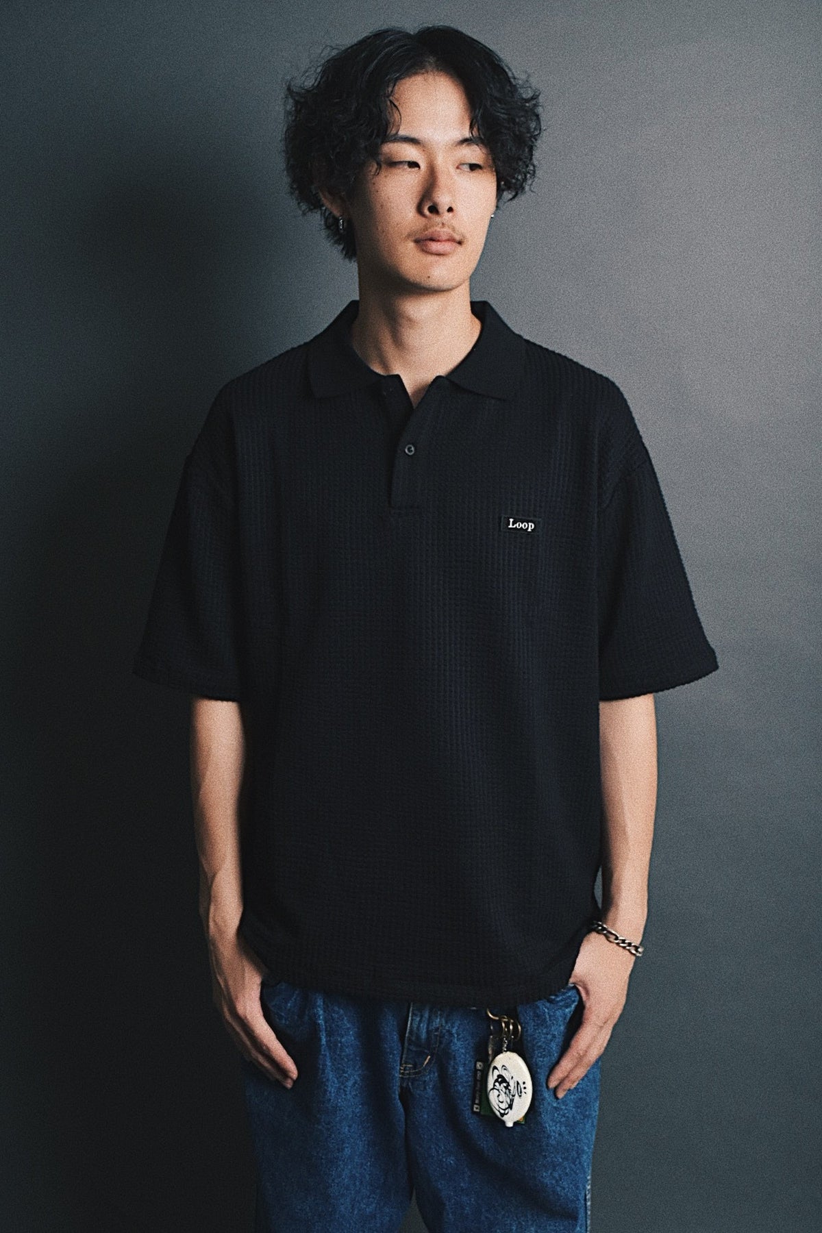 LOOP BOXLOGO POLO SHIRT