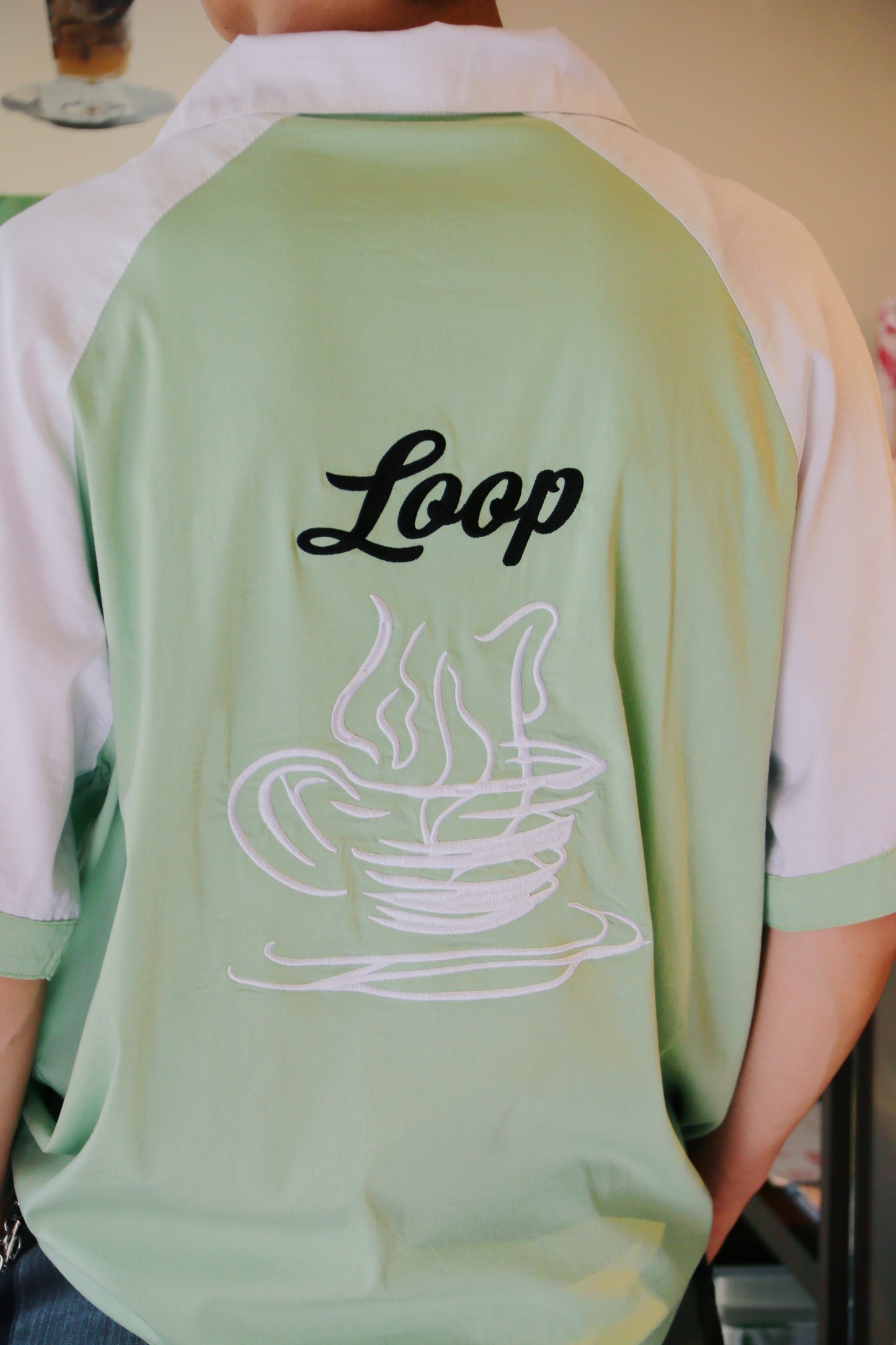 coffee bowling shirt