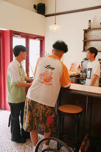 coffee bowling shirt