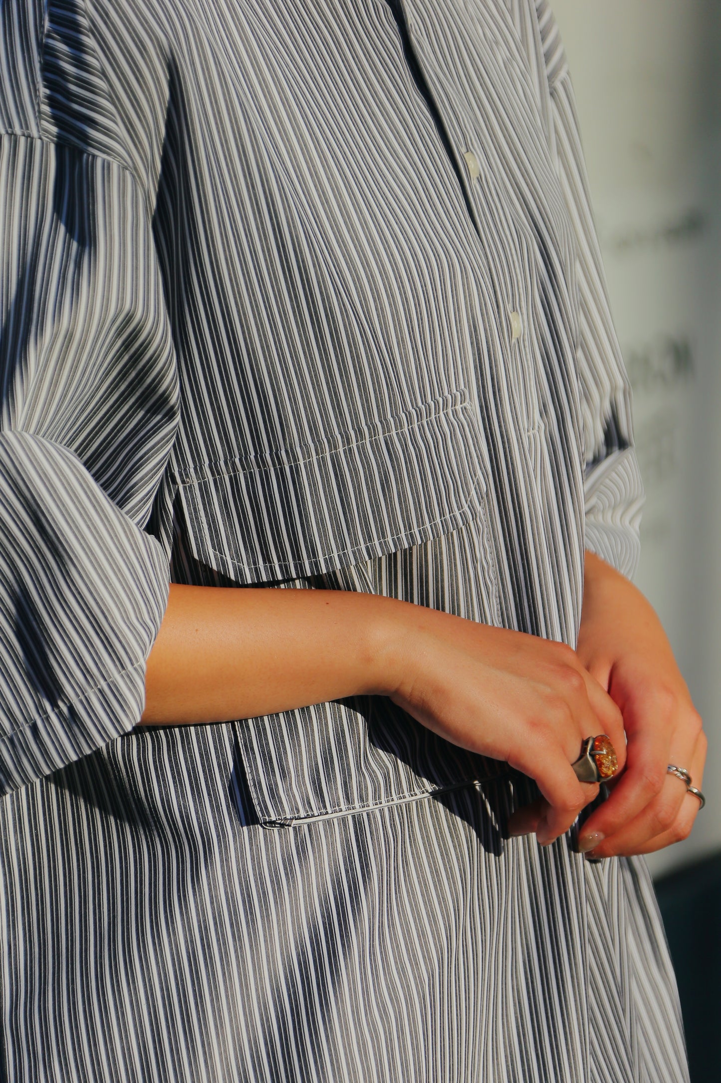 loose stripe shirt