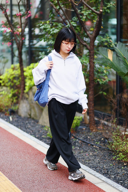 rinrin colabo half zip shirt