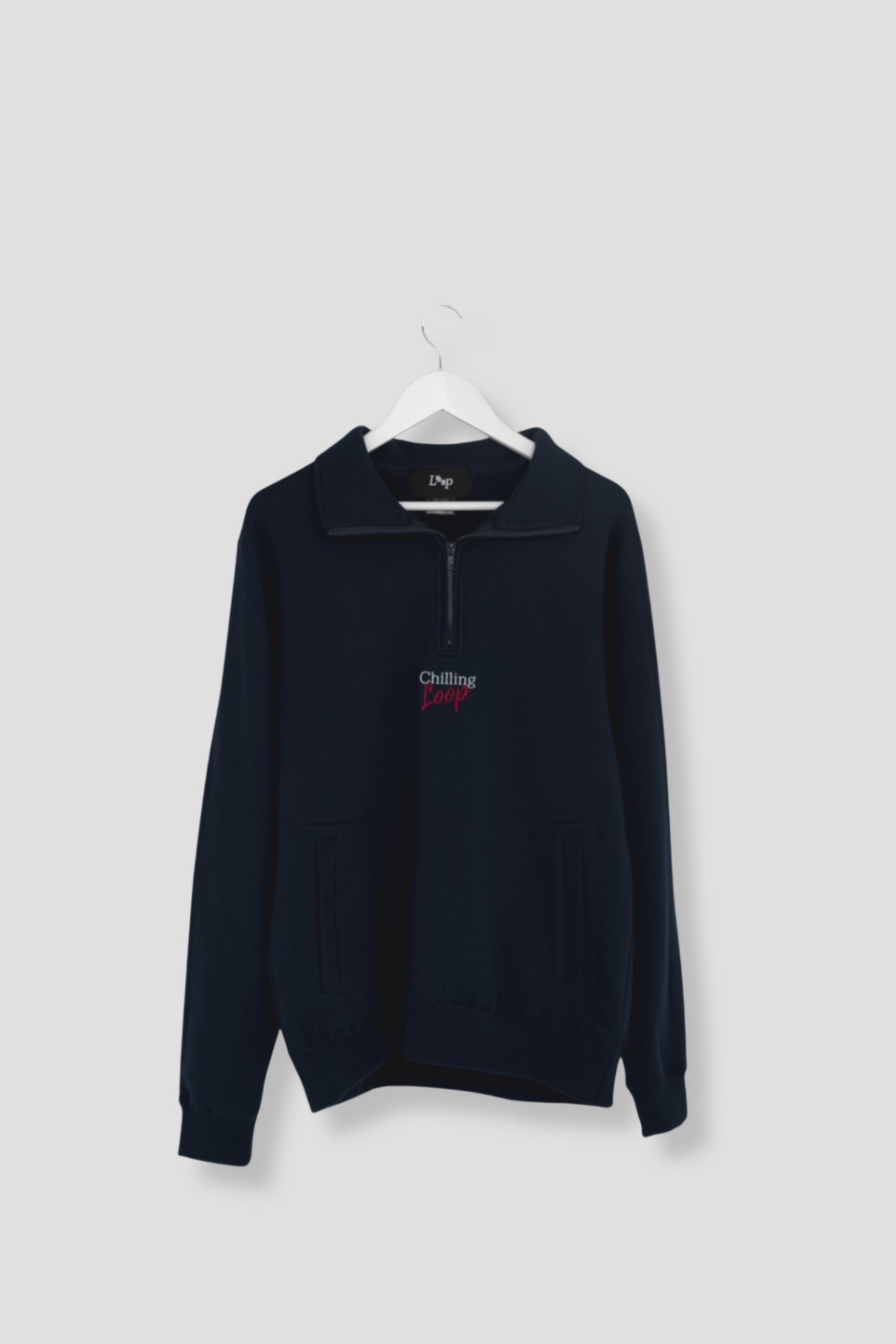 chilling LOOP half zip