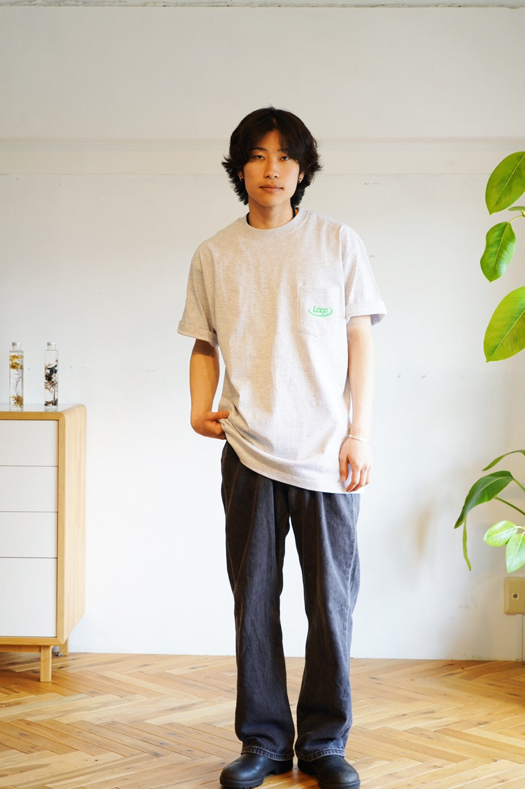 coffee drip t-shirt『胸ポケット付き』