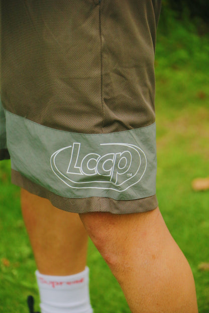 loop mesh half pants