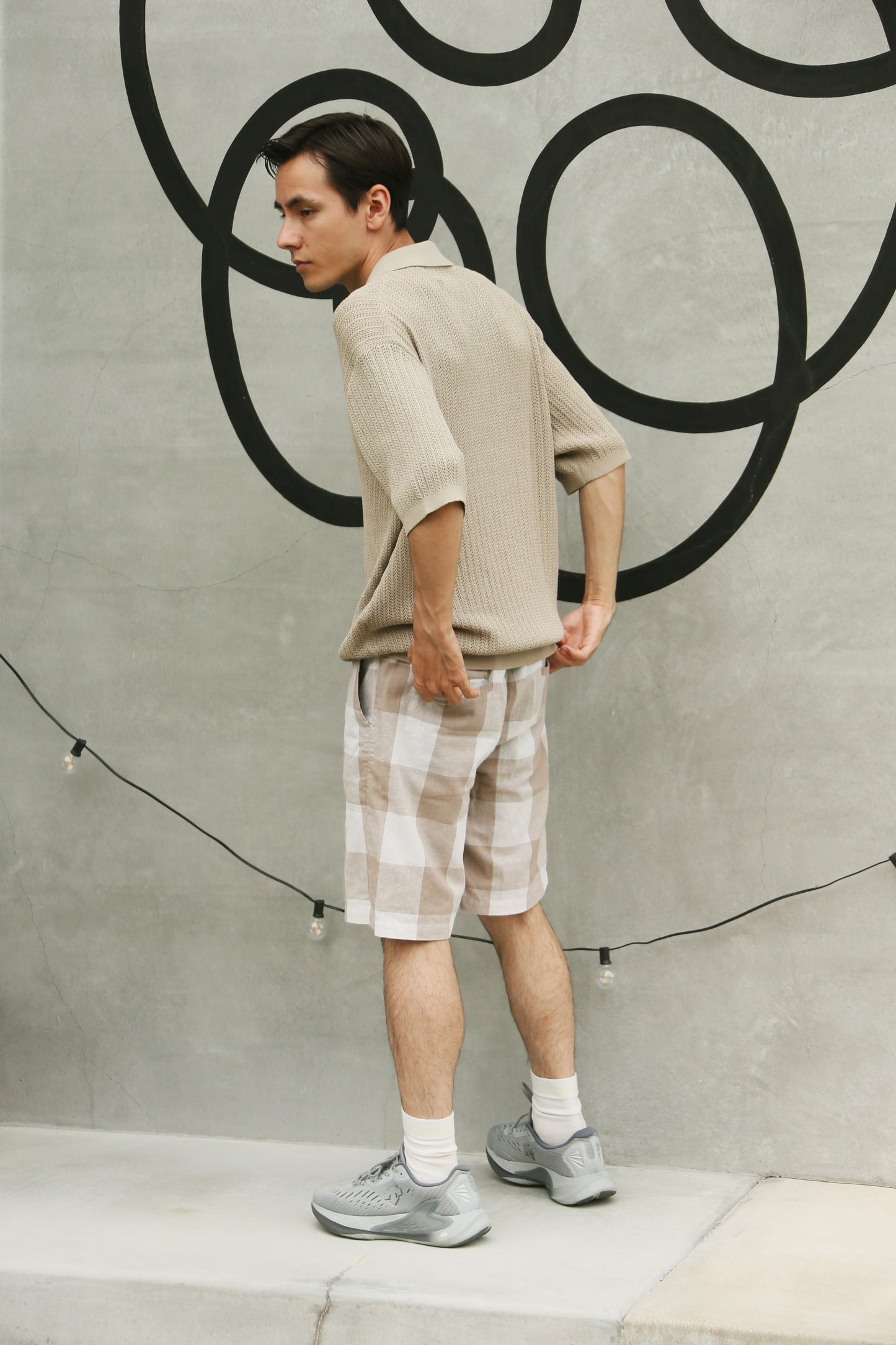 loop skipper knit polo