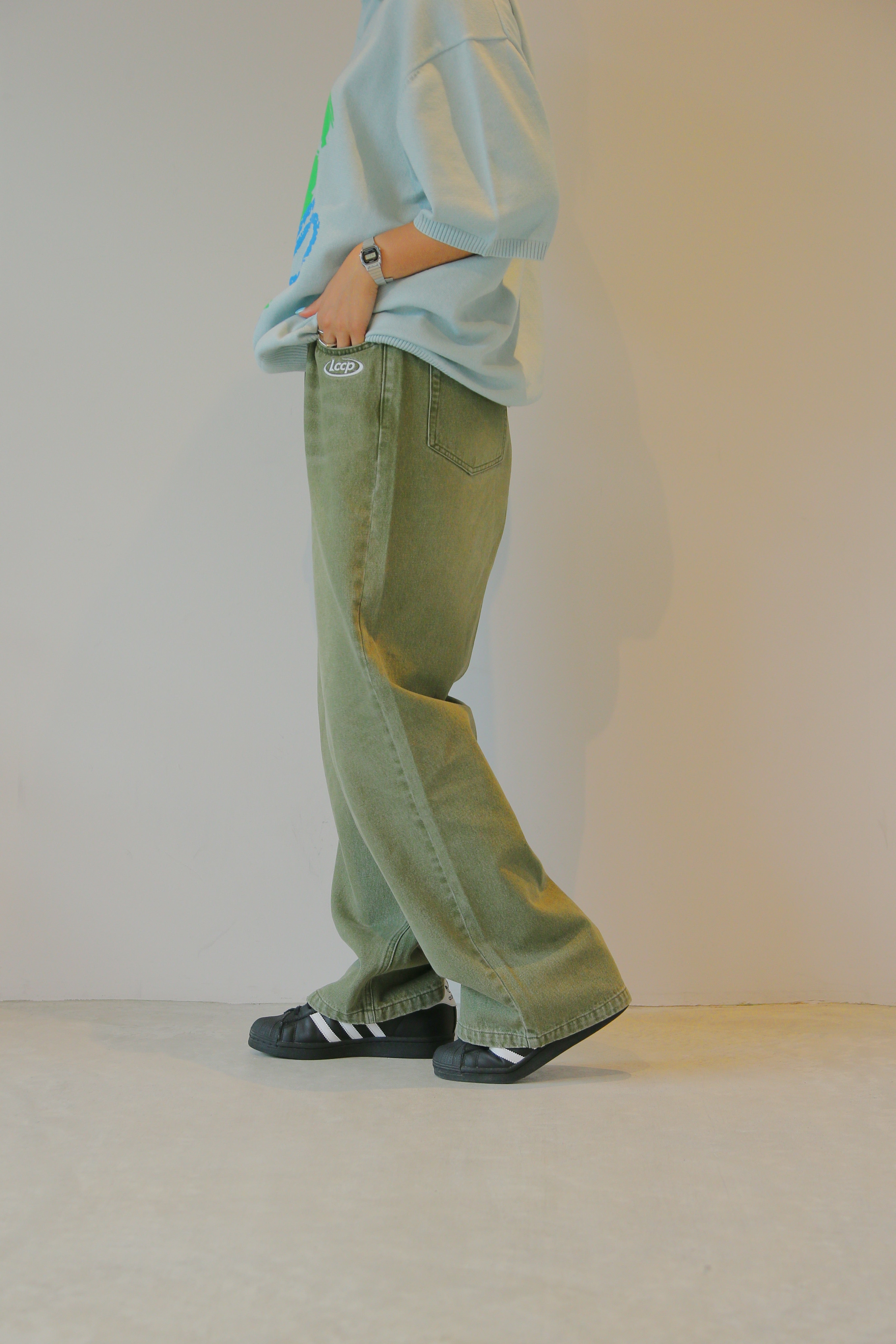 color denim pants – Loop