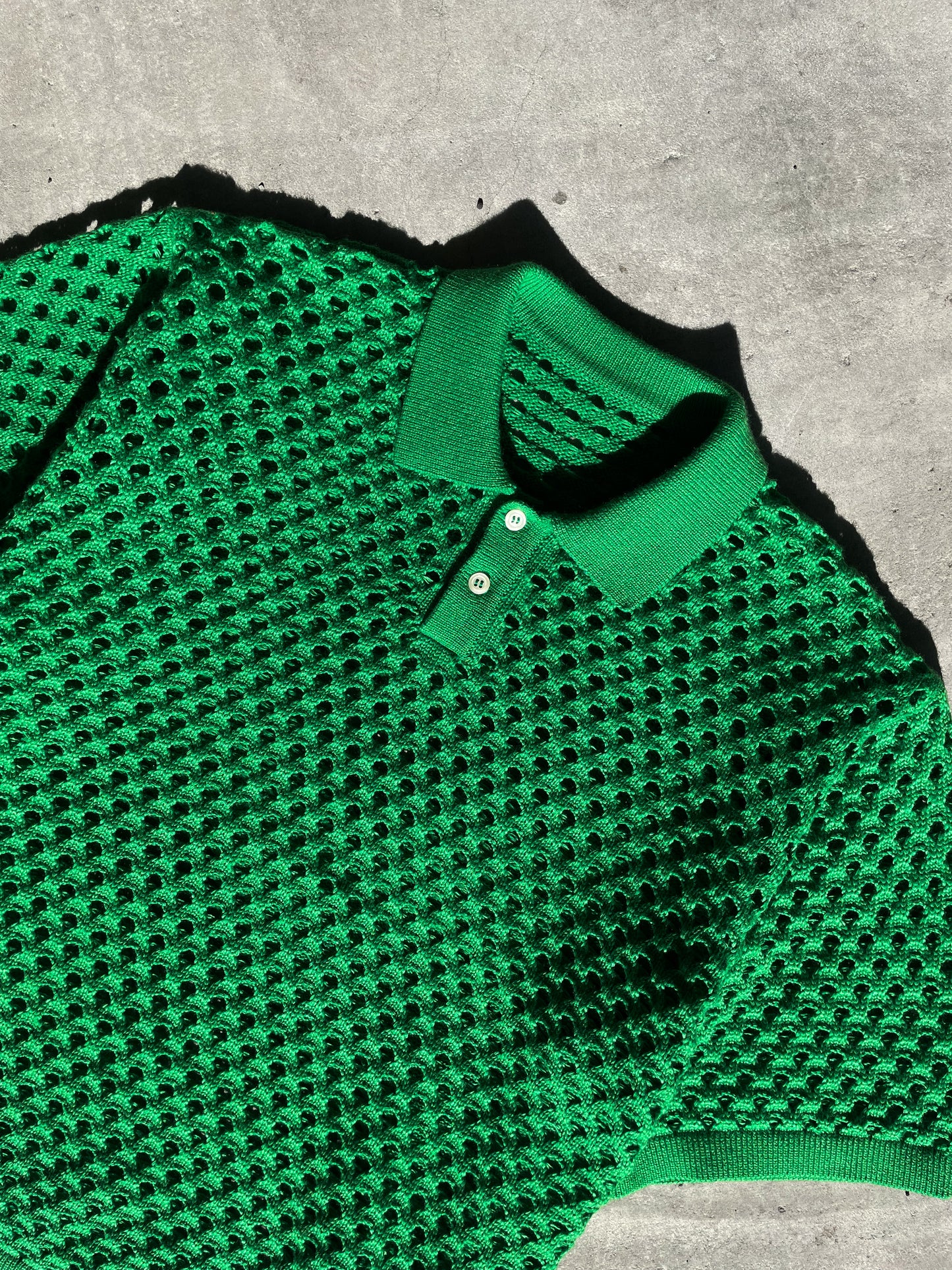 big mesh polo