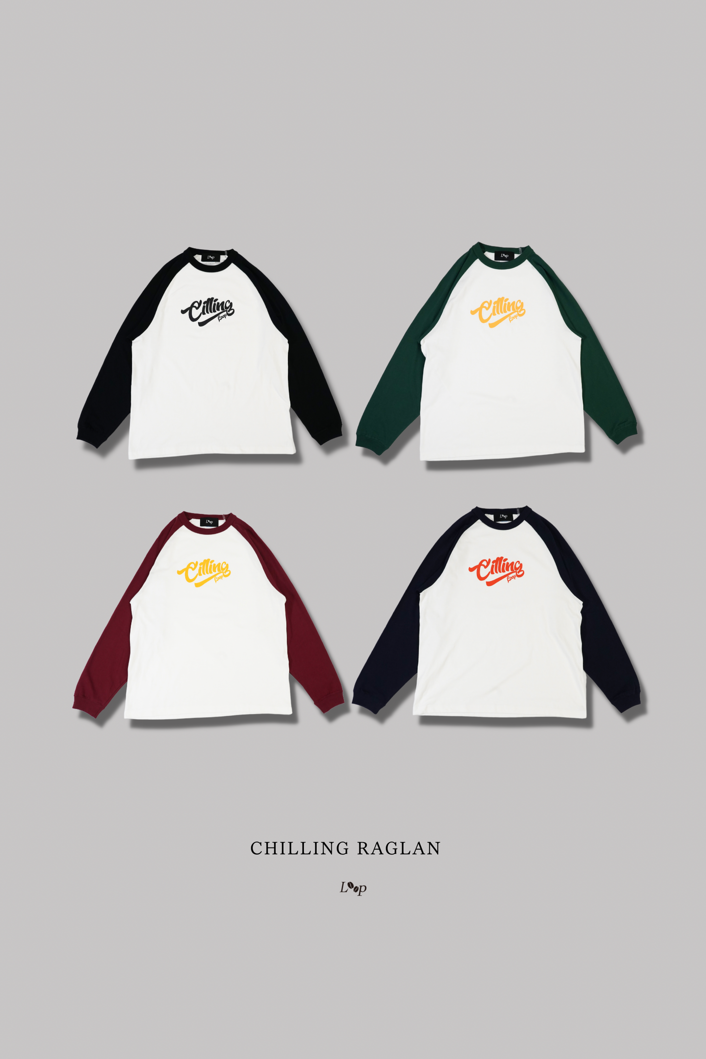 CHILLING RAGLAN LONG T-SHIT