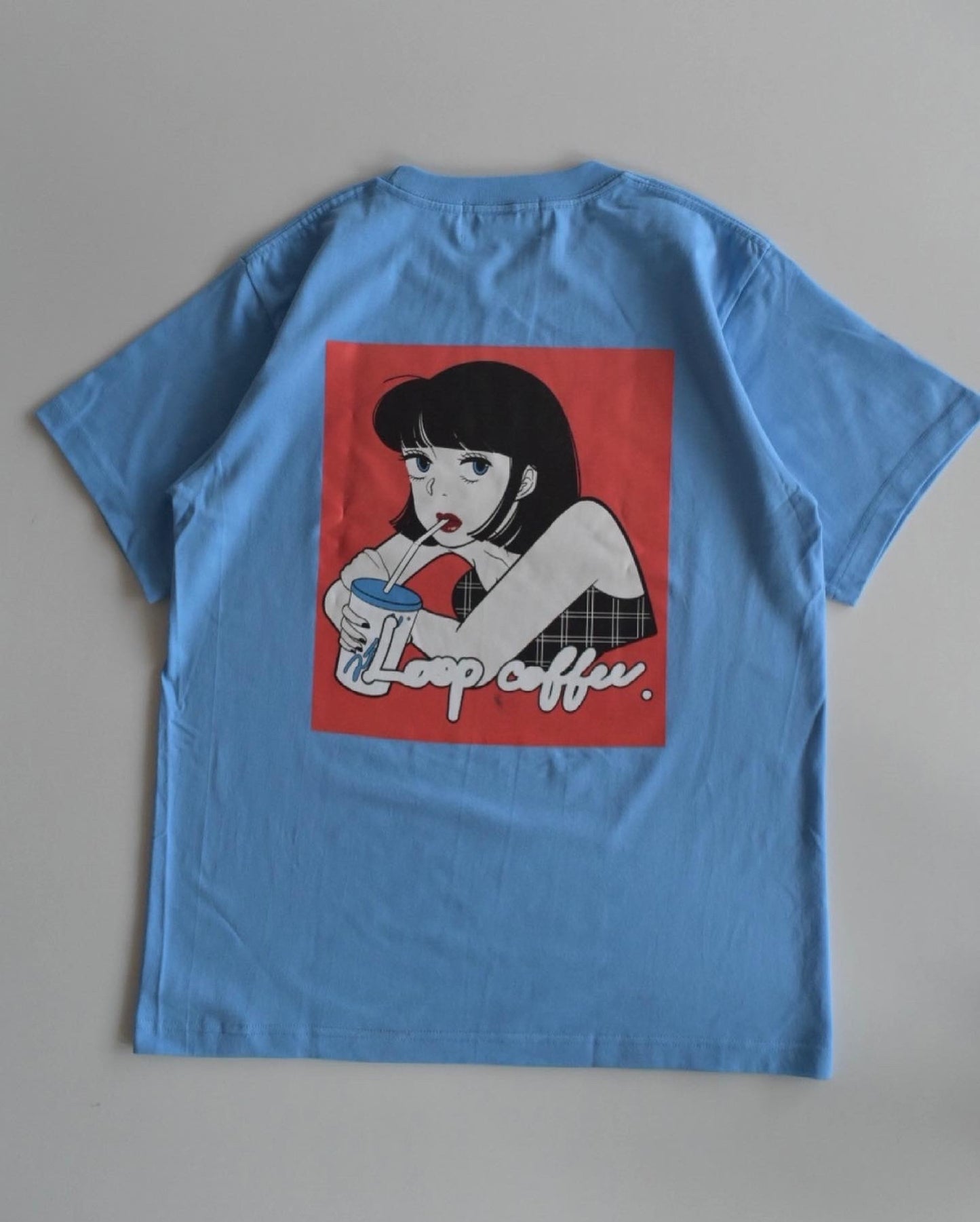 Loop×atoi coffee girl T-shirt