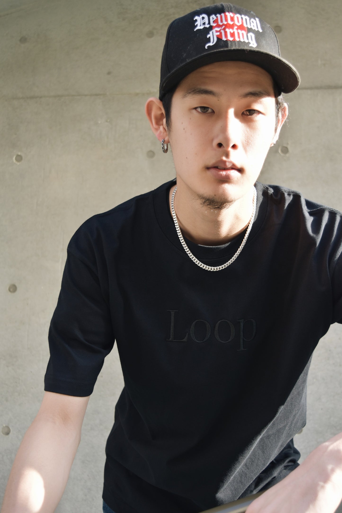 Loop embroidery T-shirt