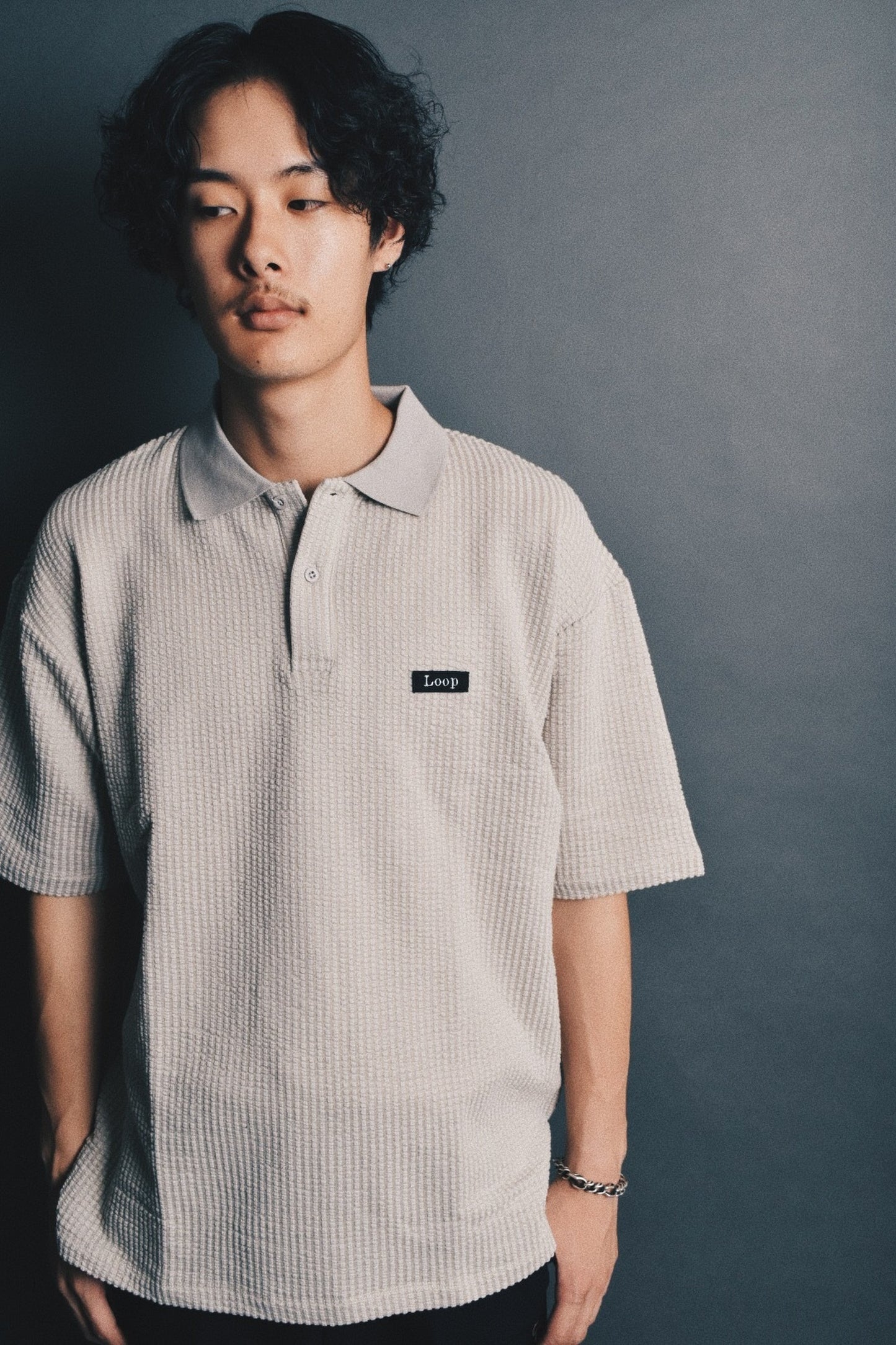 LOOP BOXLOGO POLO SHIRT