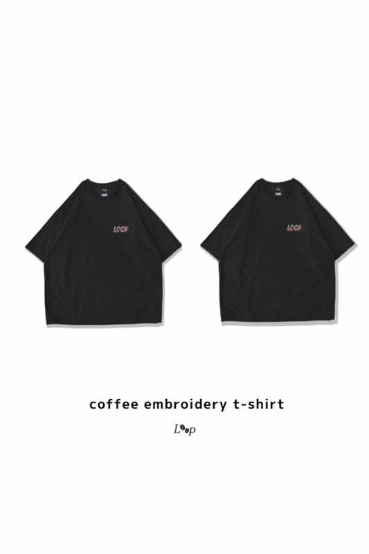 COFFEE EMBROIDERY T-SHIRT