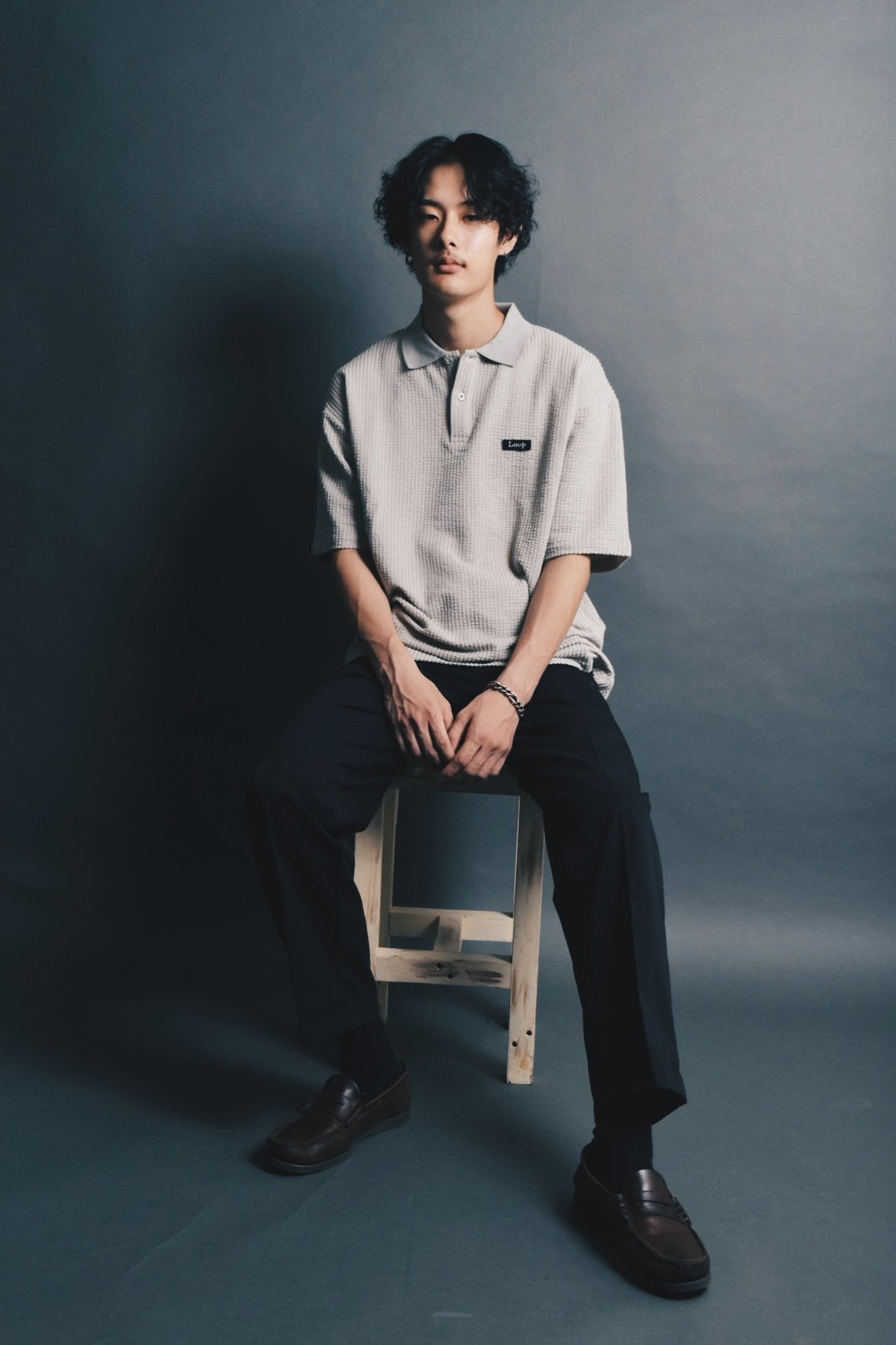 LOOP BOXLOGO POLO SHIRT