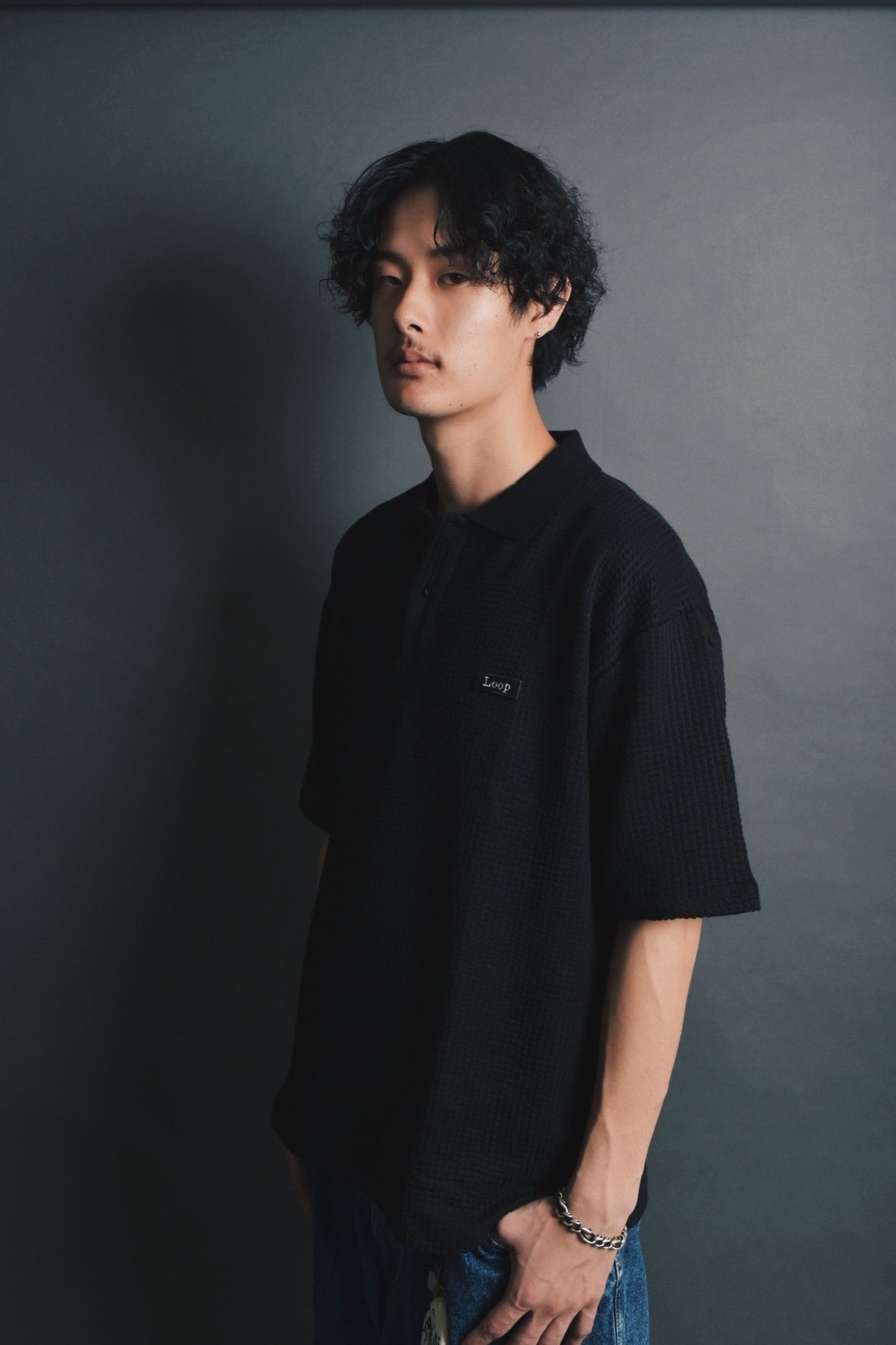 LOOP BOXLOGO POLO SHIRT