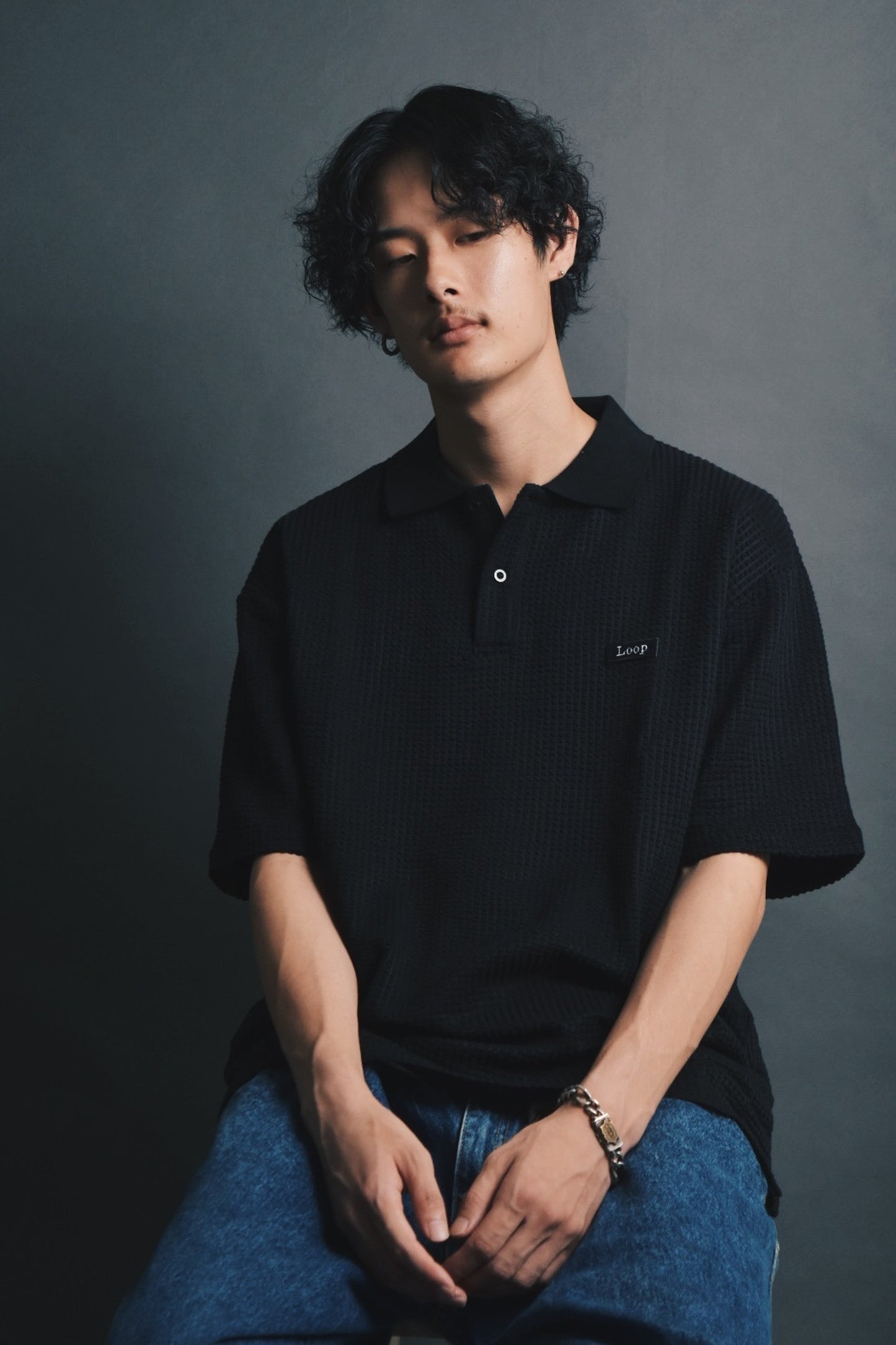 LOOP BOXLOGO POLO SHIRT