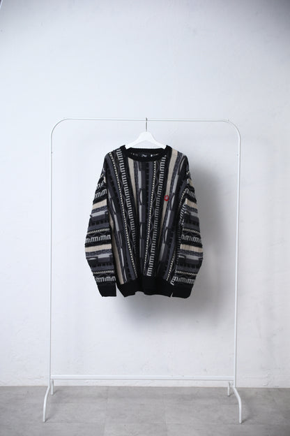 Jacquard vintage knit