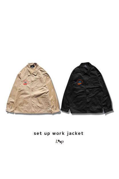 set up work jacket