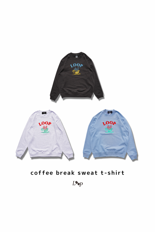 coffee break sweat t-shirt