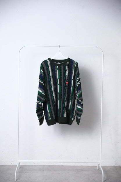 Jacquard vintage knit